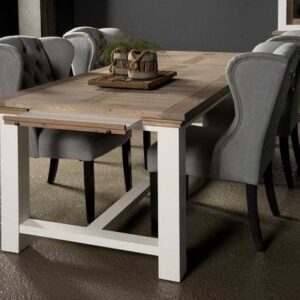 Eetkamertafel Almelo Wit 160x90