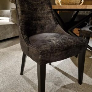 Eetkamerstoel Flame Velvet Black