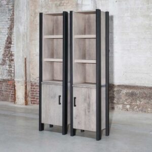 Bergkast Costa smal eiken 1 deur
