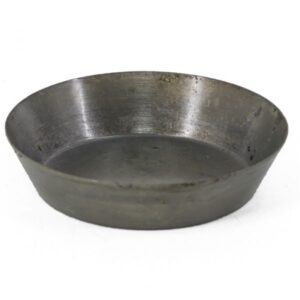 Metalen schaaltje zink 10cm